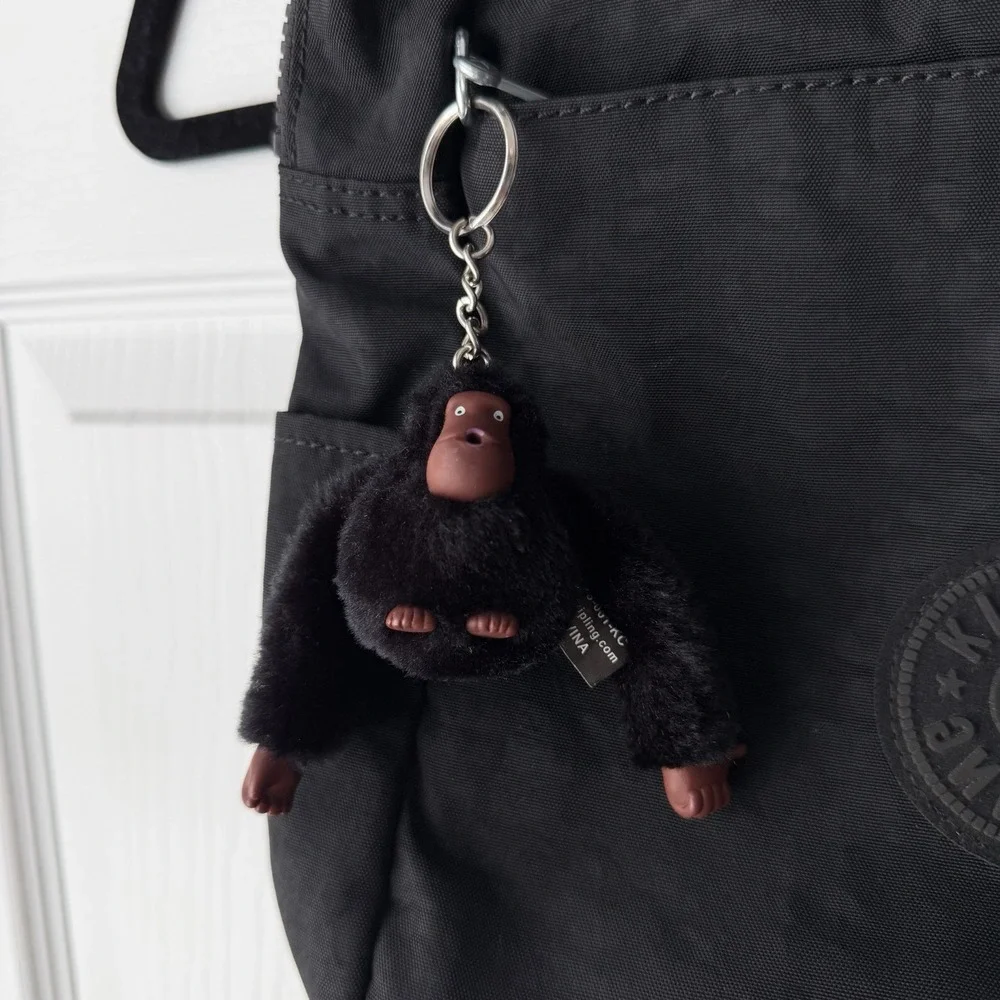 Kipling Ferris Backpack Small Bag Travel Casual Polyamide Black Tonal